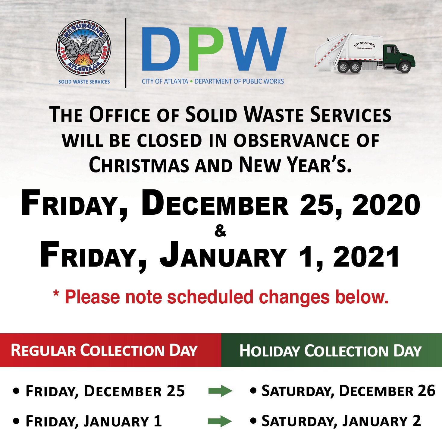 Solid Waste Services Holiday Update and Christmas Tree Recycling – NPU ...